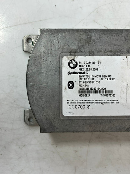 2007-2013 BMW E90 E92 3' 328i Bluetooth Telematics Control Module 9224419 OEM