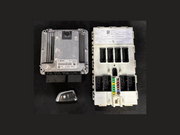 BMW  F20 F21 LCI 116d B37 N56 ENGINE CONTROL UNIT SET DDE + FEM + Key - 8583152