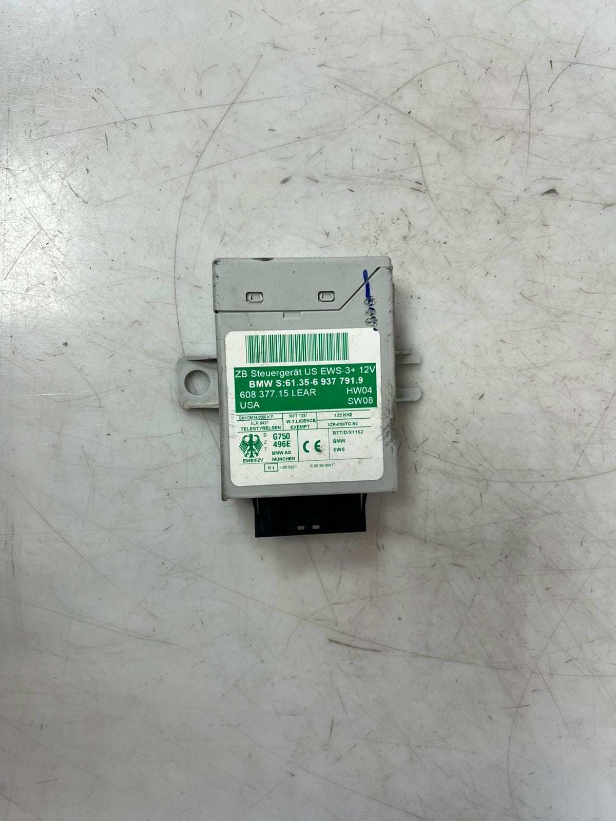 2004-2006 BMW X5 E53 M62 Engine Control Unit ECU SET DME+EWS+1KEY 7555400 OEM