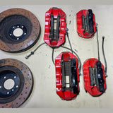 Mercedes-Benz E63 W212 E-Class Front \ Rear Brembo Red Calipers & Brake Discs