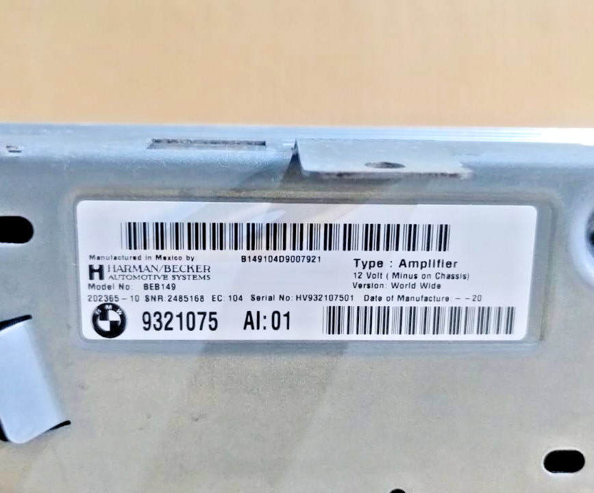OEM BMW X5 F15 X6 F16 F85 F86 HI-FI AUDIO AMPLIFIER 9321075