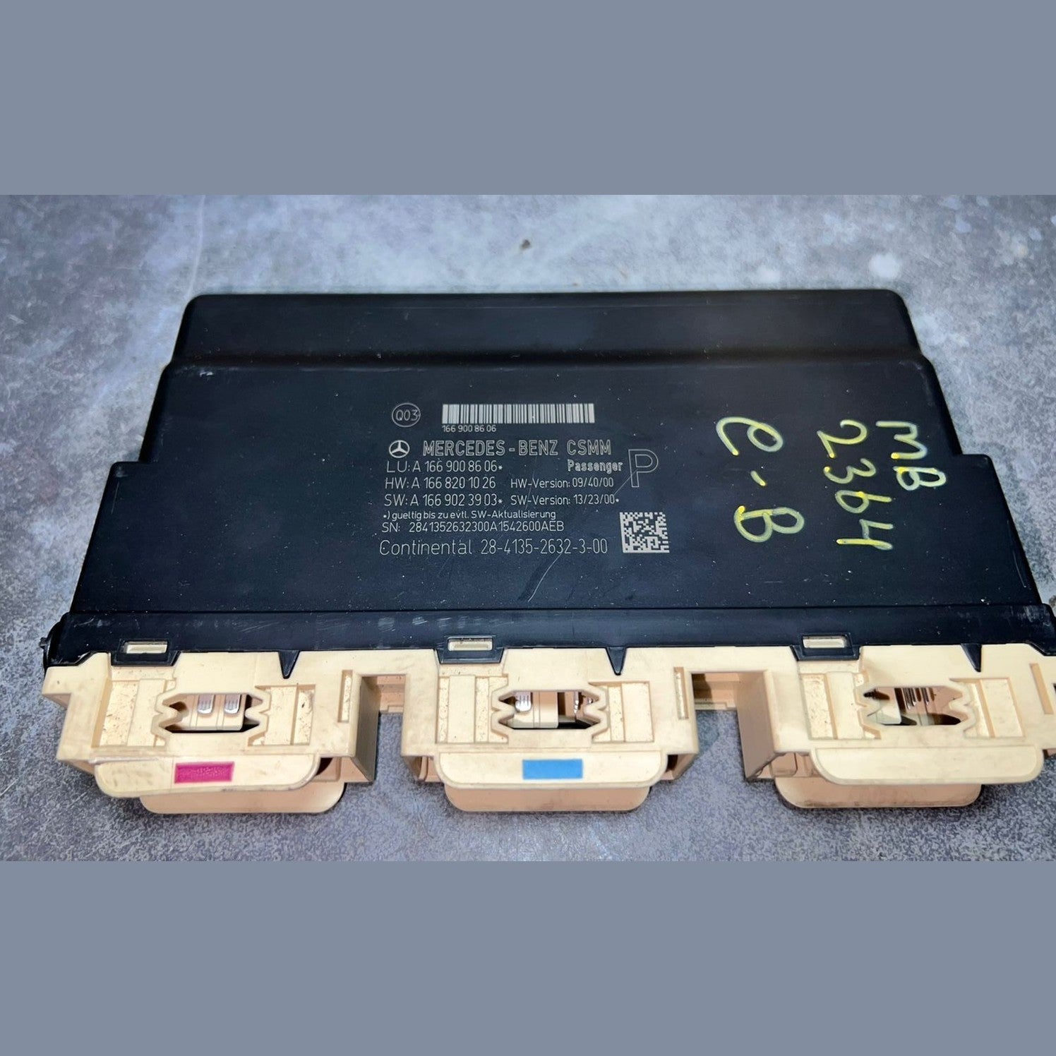 14-17 Mercedes-Benz W166 GL ML Passenger Seat Control Module A166 9008606 OEM