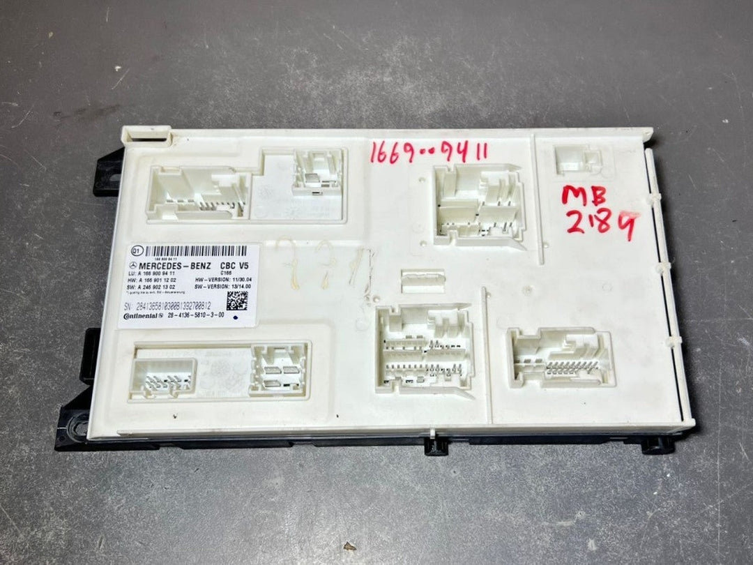 Mercedes-Benz W166 ML GL GLE Front SAM Body Control Module Unit A166 9009411 OEM