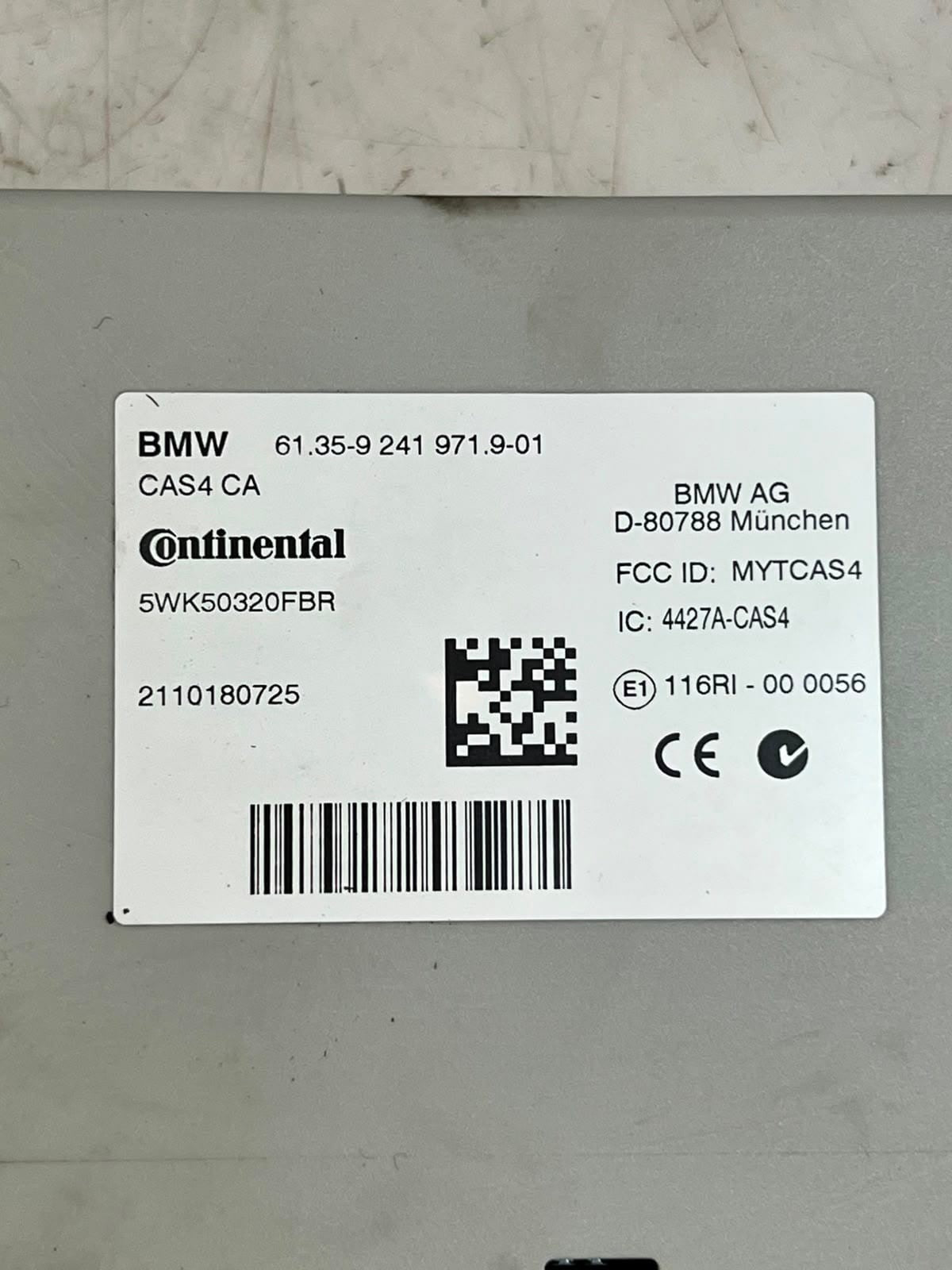 2011 BMW F11 N52 530I Engine Control Module ECU SET DME MSV90+CAS4 7613806