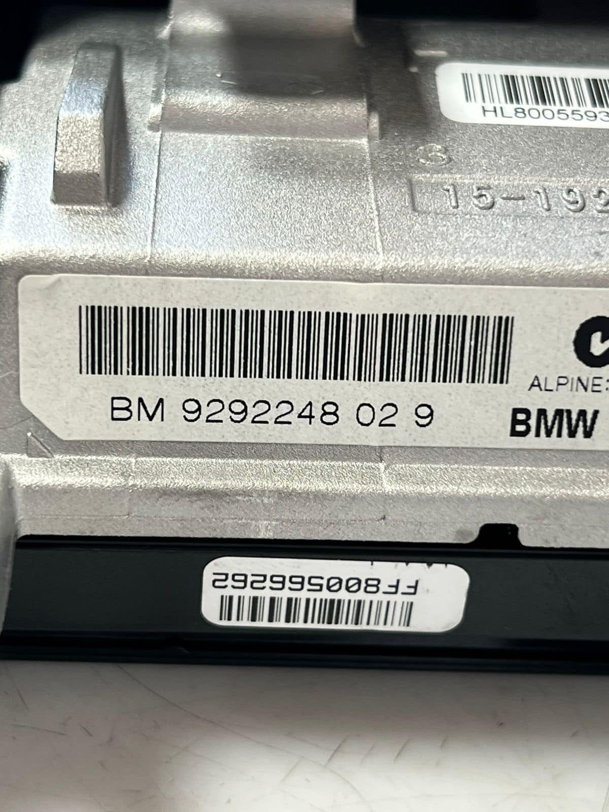 BMW F30 F31 F32 F33 F36 F80 Central Information Display Glass Navigation 9292248