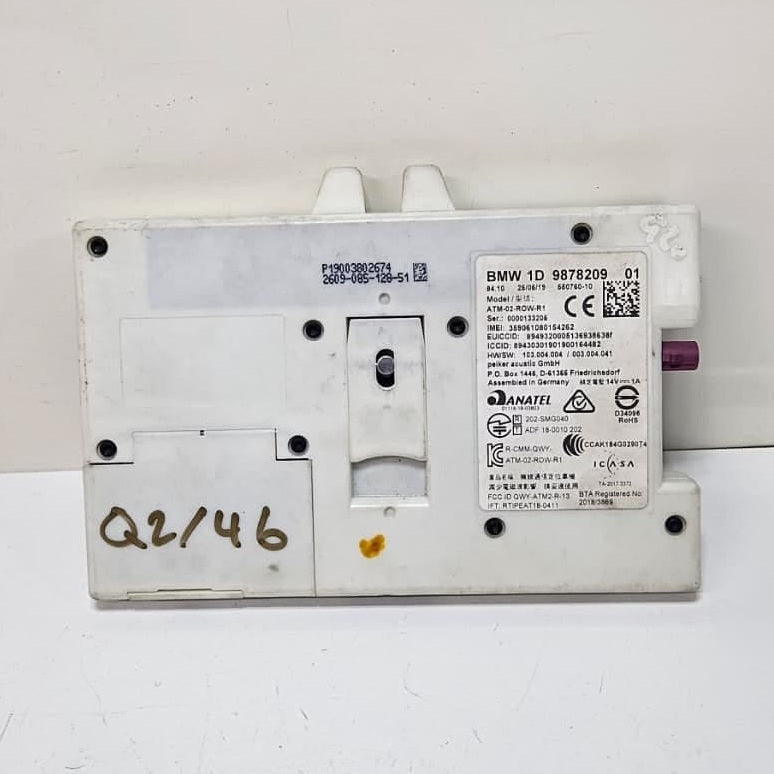 2020 BMW 3 Series G20 G21 330i GPS Antenna Module 9878209