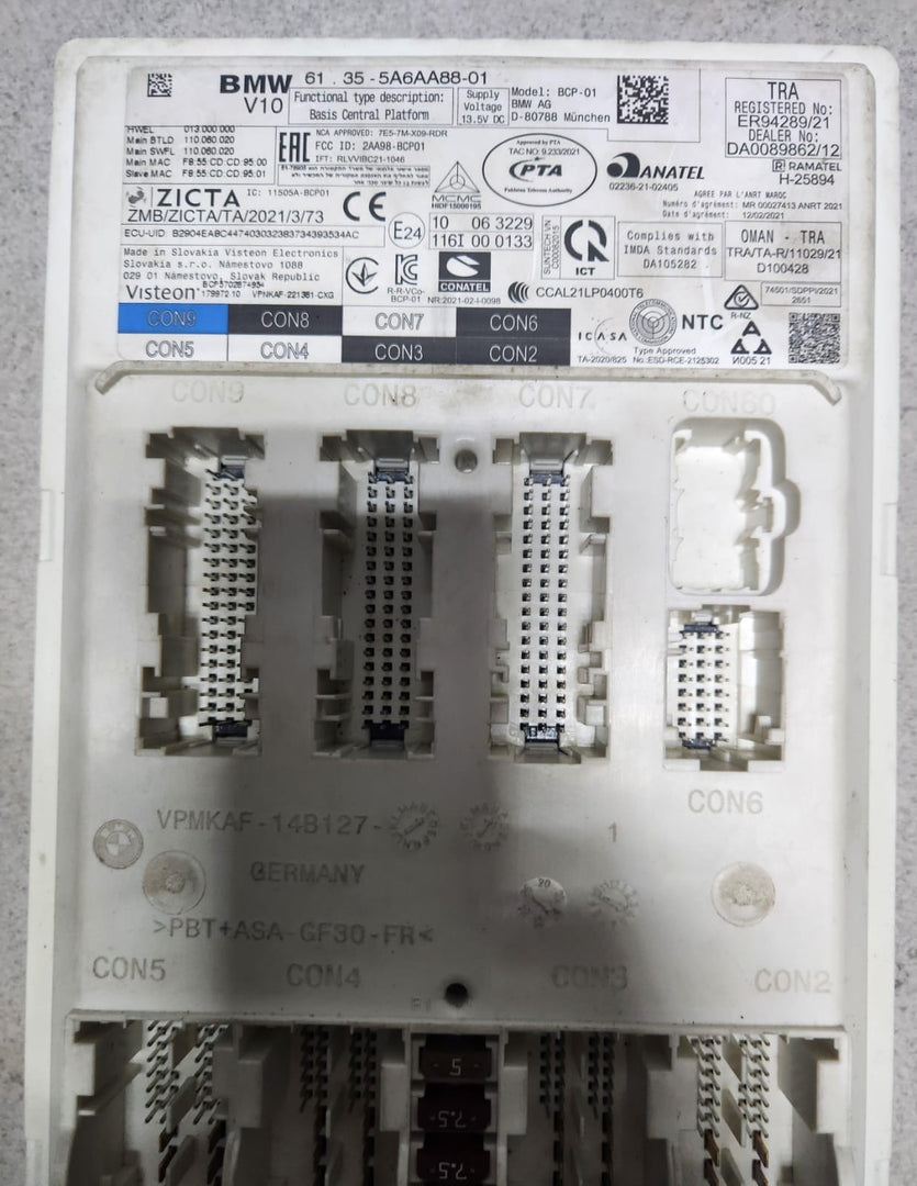 2022-2024 BMW iX Basic Computing Platform BDC 5A6AA88 OEM