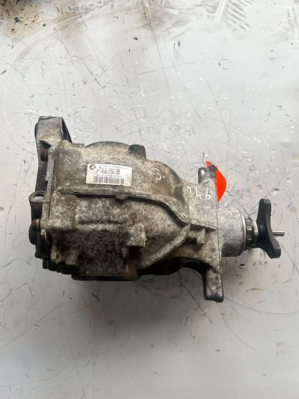 2010-2012 BMW 750Li Rear Differential 7577097 RATIO 3.46 4.4 V8