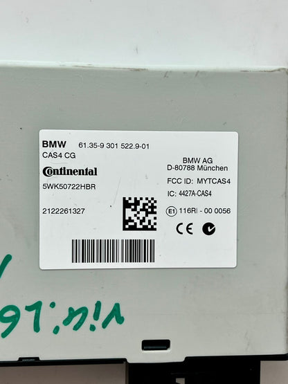 BMW X3 F25 Diesel 2.0dX N47N Engine ECUs Kit DDE 8572418 CAS +1 Key CAS4 Manual