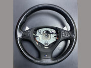 2011 BMW X5 X6 E70 E71 M Black Steering Wheel Leather  Paddle Shift OEM 6787816