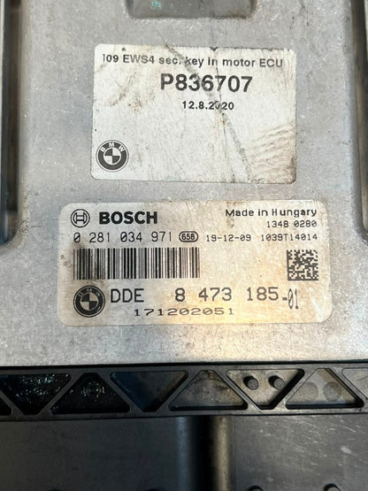 BMW X1 2' 3' F20 F21 F30 F31 F35 F46 Engine Control Unit ECU only DDE 8473185