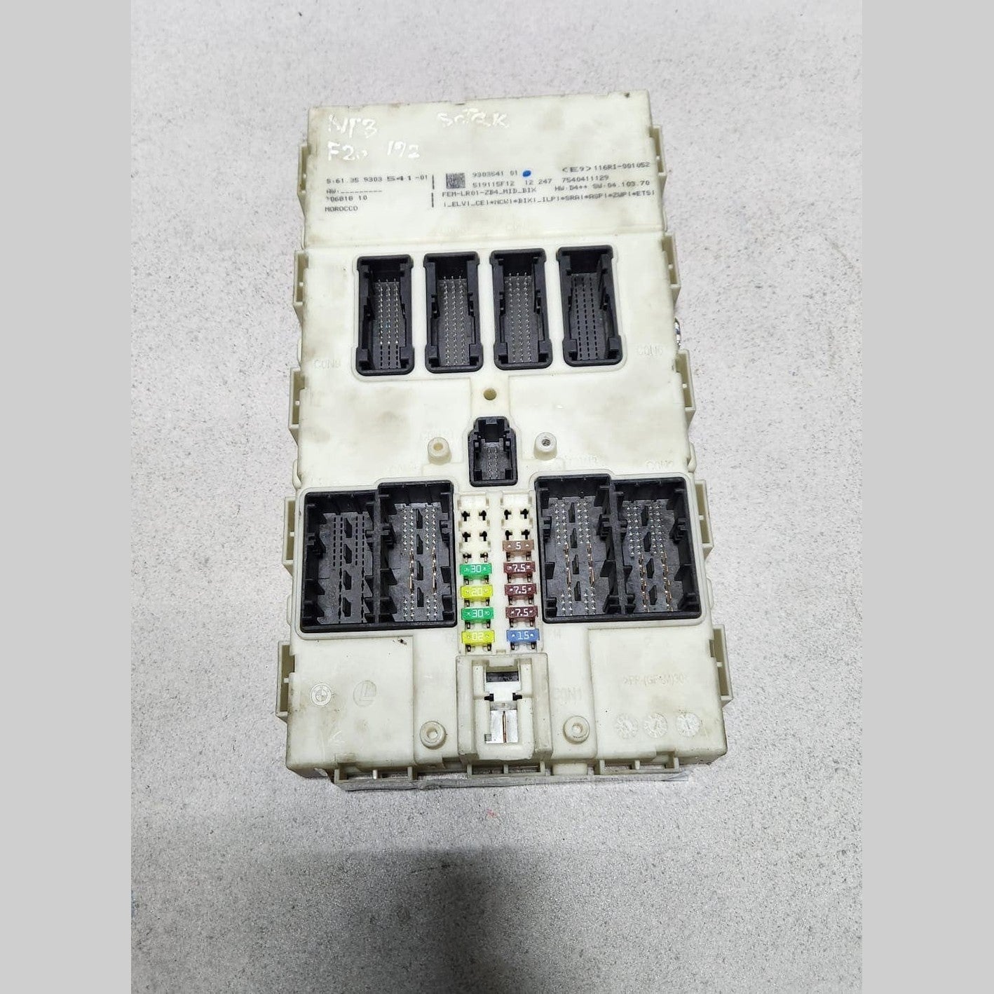 BMW Front Electronic Module 9303541 1 2 3 4 Series F20 F21 F22 F30 F31 F32 F36