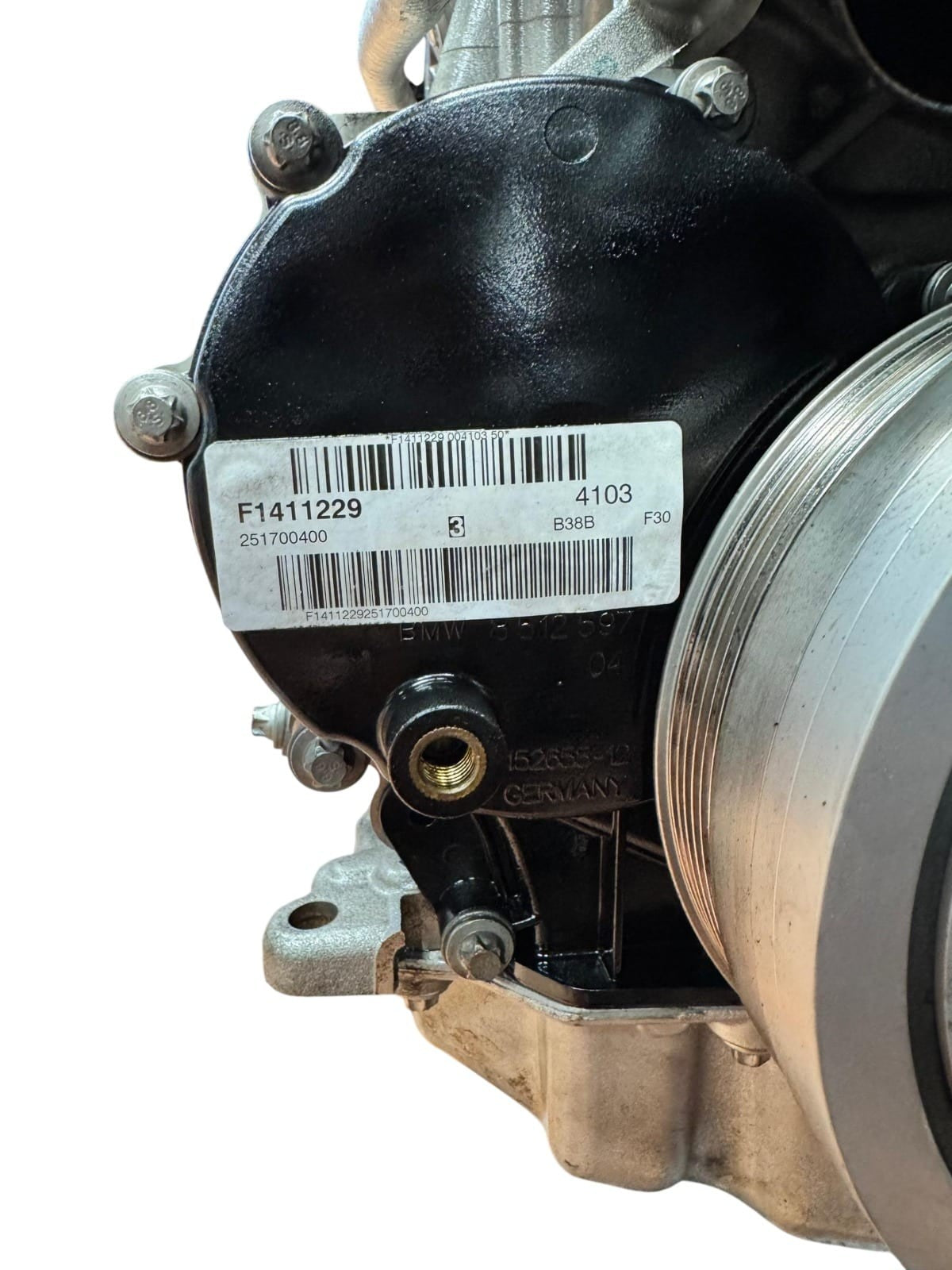 2018 BMW 318i 11002455312 B38B15A F30 F20 118I Engine Head Block BARE 63,000 KM
