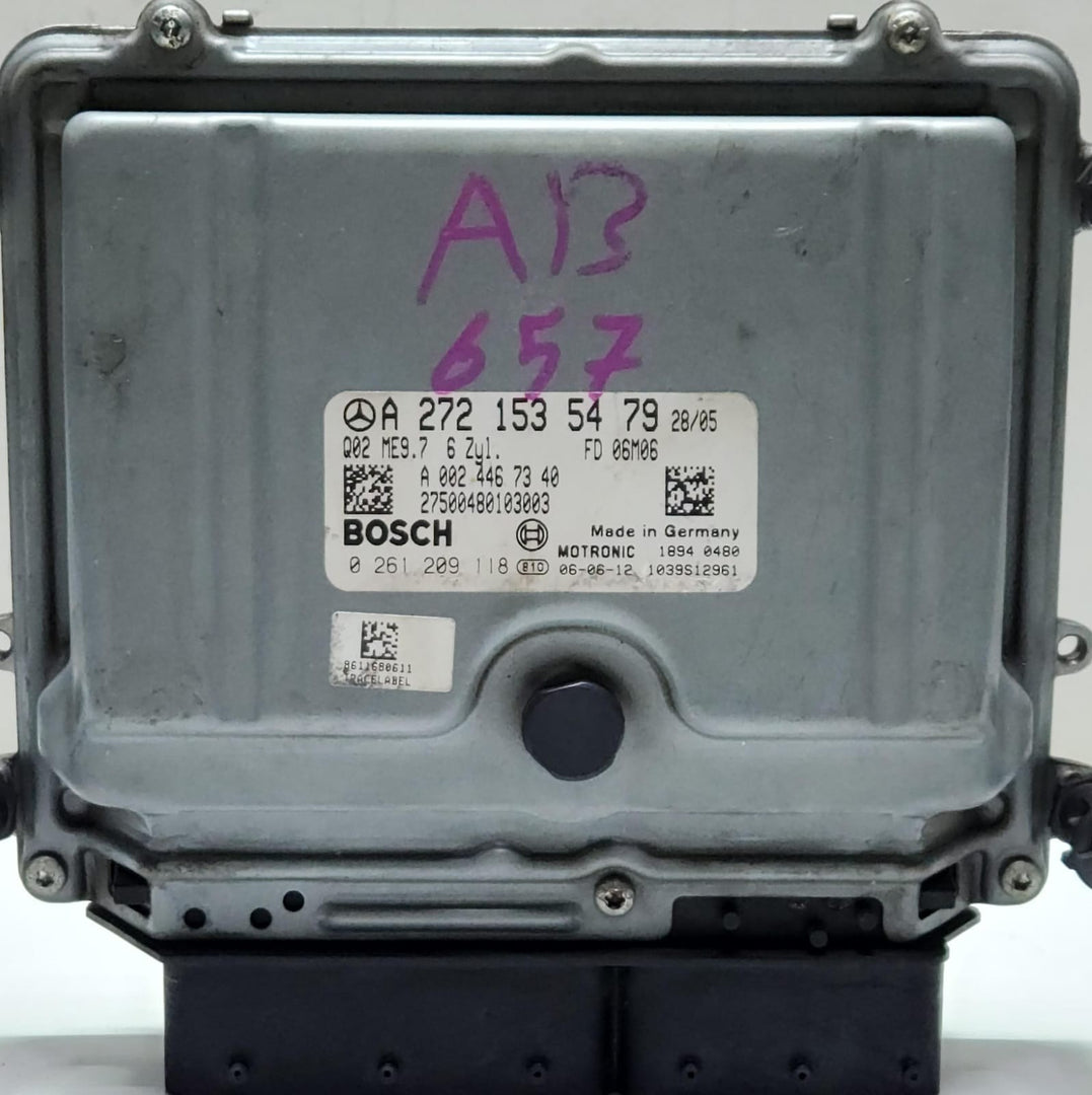 2003-2009 Mercedes-Benz E500 Engine Control Unit A2721535479 OEM