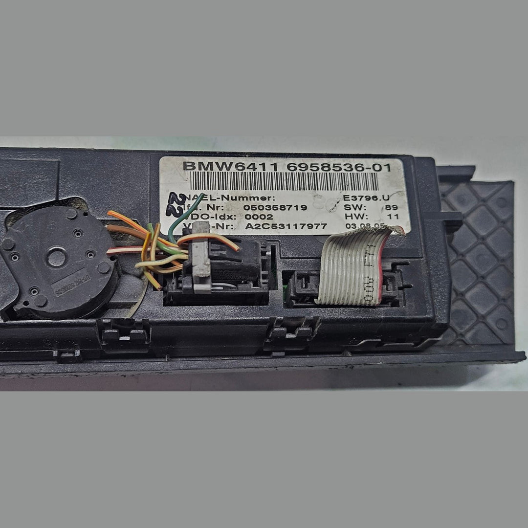 06-13 BMW E90 3 SERIES CENTER DASH AC HEATER SWITCH CONTROL 6958536 OEM