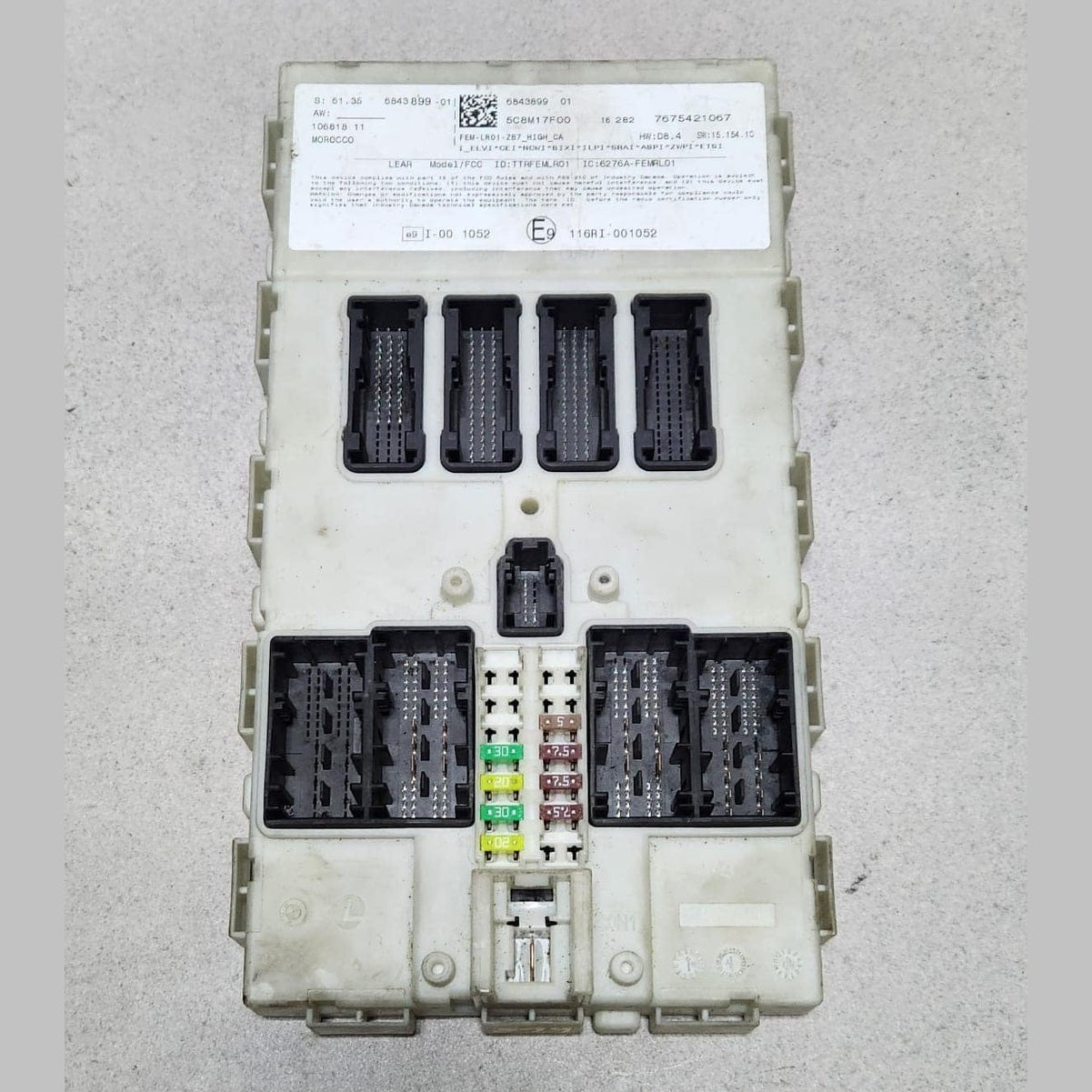 BMW F30 F31 Front Electronic Module 6843899 OEM