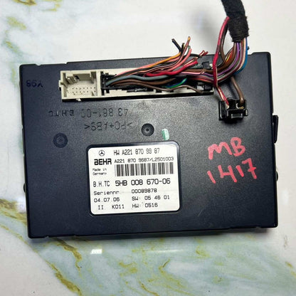 Mercedes Climate Control Module A2218709987 S-Class W221