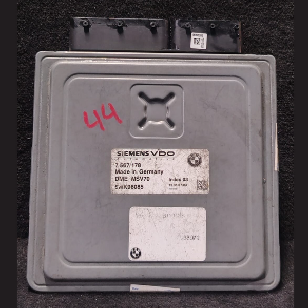 BMW E60 E90 E91 N52 325i 525i MSV70 ENGINE CONTROL UNIT ECU MODULE ONLY-7567178