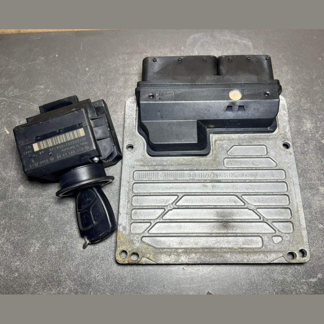 Mercedes W171 ECU Engine Control Module Ignition Key Switch Set A271 0106644 OEM