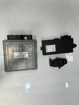 2010 BMW 528i E60 Engine Control Module ECU SET DME MSV80 +CAS3+1KEY 7602220 OEM