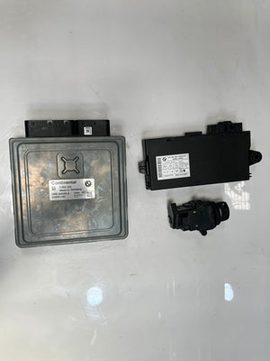 2010 BMW 528i E60 Engine Control Module ECU SET DME MSV80 +CAS3+1KEY 7602220 OEM