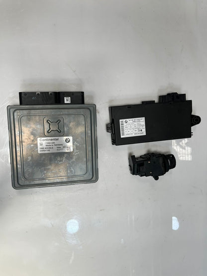 2010 BMW 528i E60 Engine Control Module ECU SET DME MSV80 +CAS3+1KEY 7602220 OEM