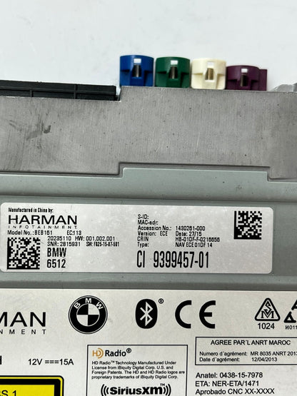 2015-2019 BMW X3 F25 Cd Player Radio Audio Basic Headunit 9399457 OEM