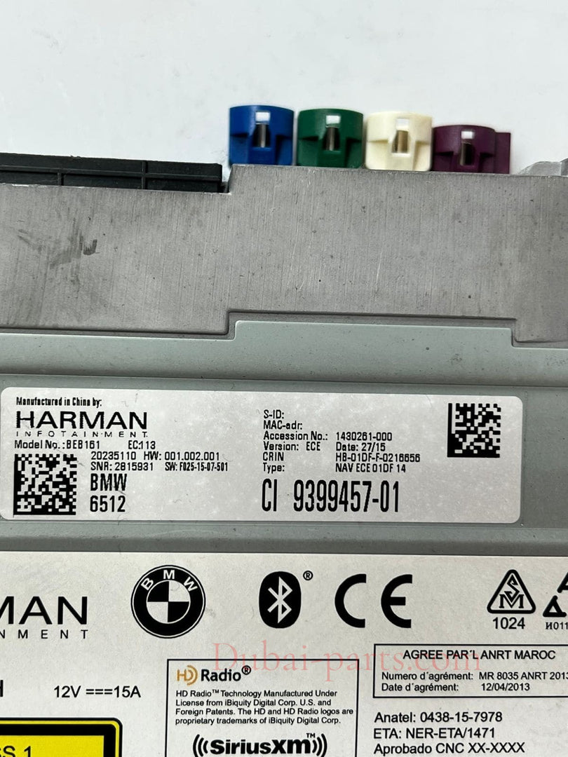 2015-2019 BMW X3 F25 Cd Player Radio Audio Basic Headunit 9399457 OEM