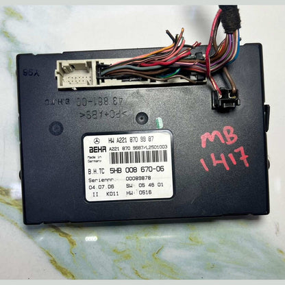 Mercedes Climate Control Module A2218709987 S-Class W221