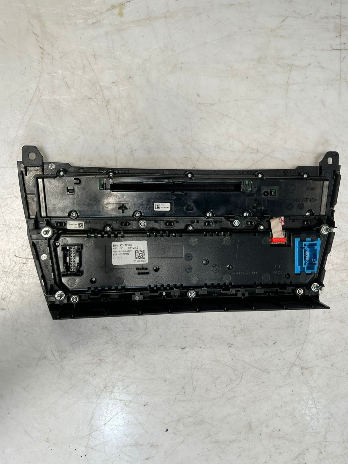 BMW 5 Series F10 F11 Climate Control Unit Heated Seats A/C PANEL 9331829 OEM