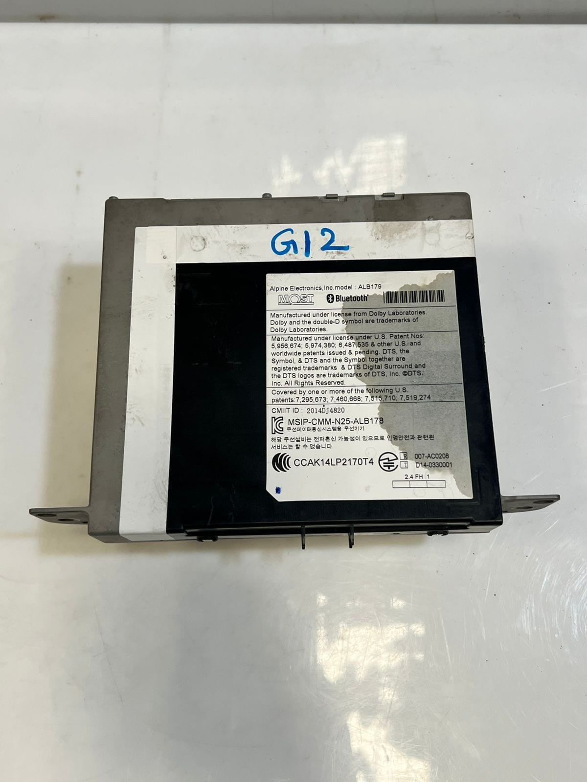 BMW G12 HARMAN NBT EVO Head Unit High 2 Alpine Japan Version 9867497