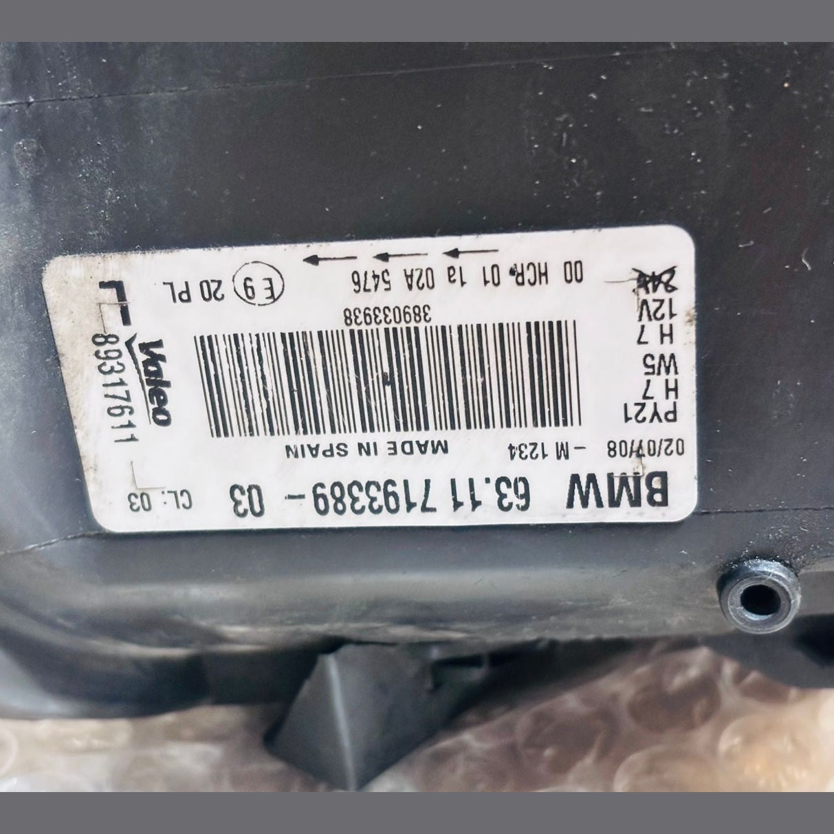 Bmw 1 Series E87 116i 2007 to 2010 Headlamp Headlight LHS QS74  7193389 none xen