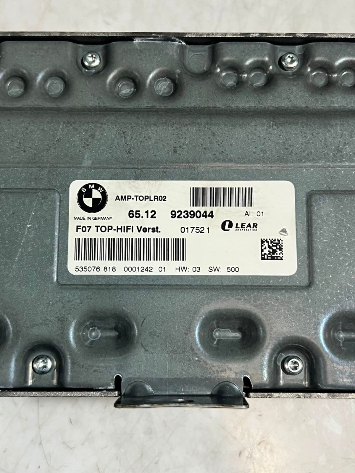 2014 BMW X3 740i, 750i, F01, F07 Logic7 Top HiFi Sound Audio Amplifier 9239044