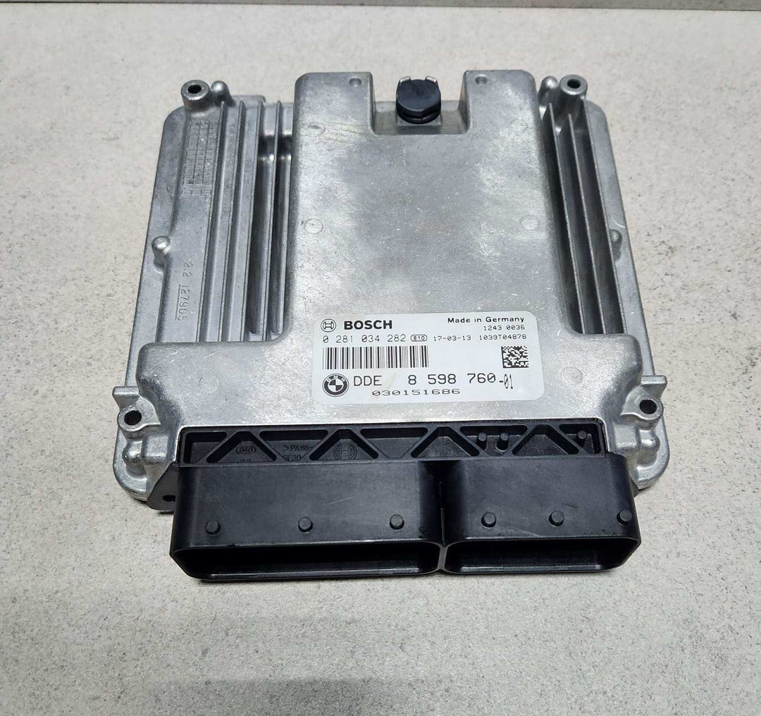 BMW Engine Control Unit 8598760 X5 F15 2.5 B47D20D TWIN TURBO DIESEL ECU SET 