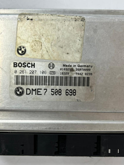 2000-2001 BMW E39 E53 4.4i M62 V8 PETROL ENGINE ECU DME OEM BOSCH 7508698