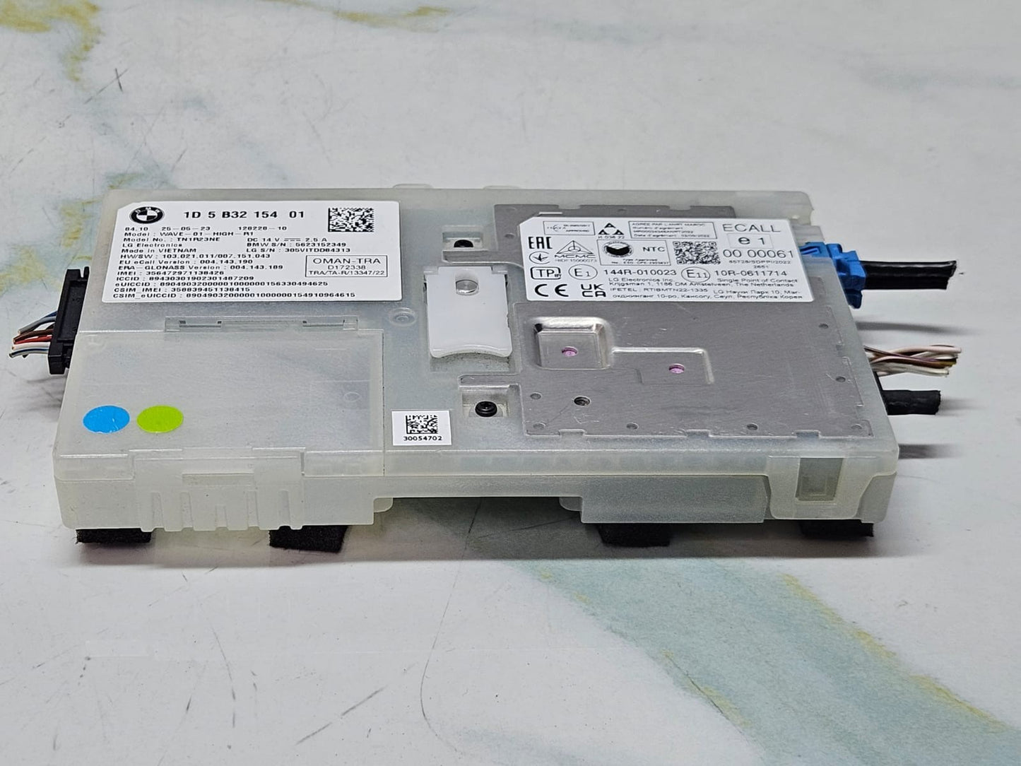 BMW X6 G06 TELEMATICS ANTENA CONTROL MODULE ECU 5B32154 OEM