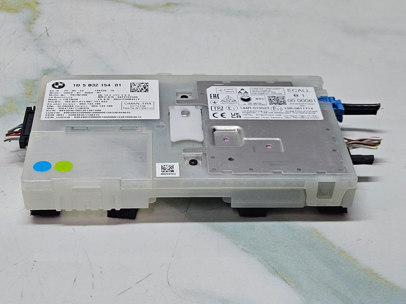 BMW X6 G06 TELEMATICS ANTENA CONTROL MODULE ECU 5B32154 OEM