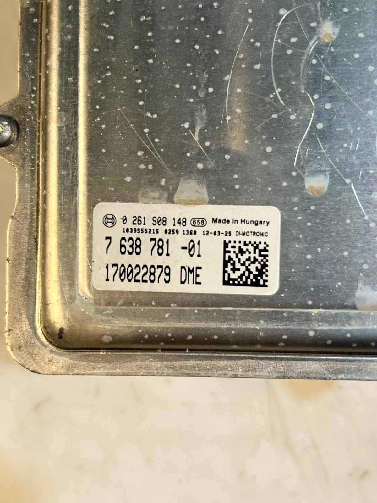 2012 BMW 5' F10 N55 535i Engine Control Module ECU SET DME+CAS4 NO KEY 7638781