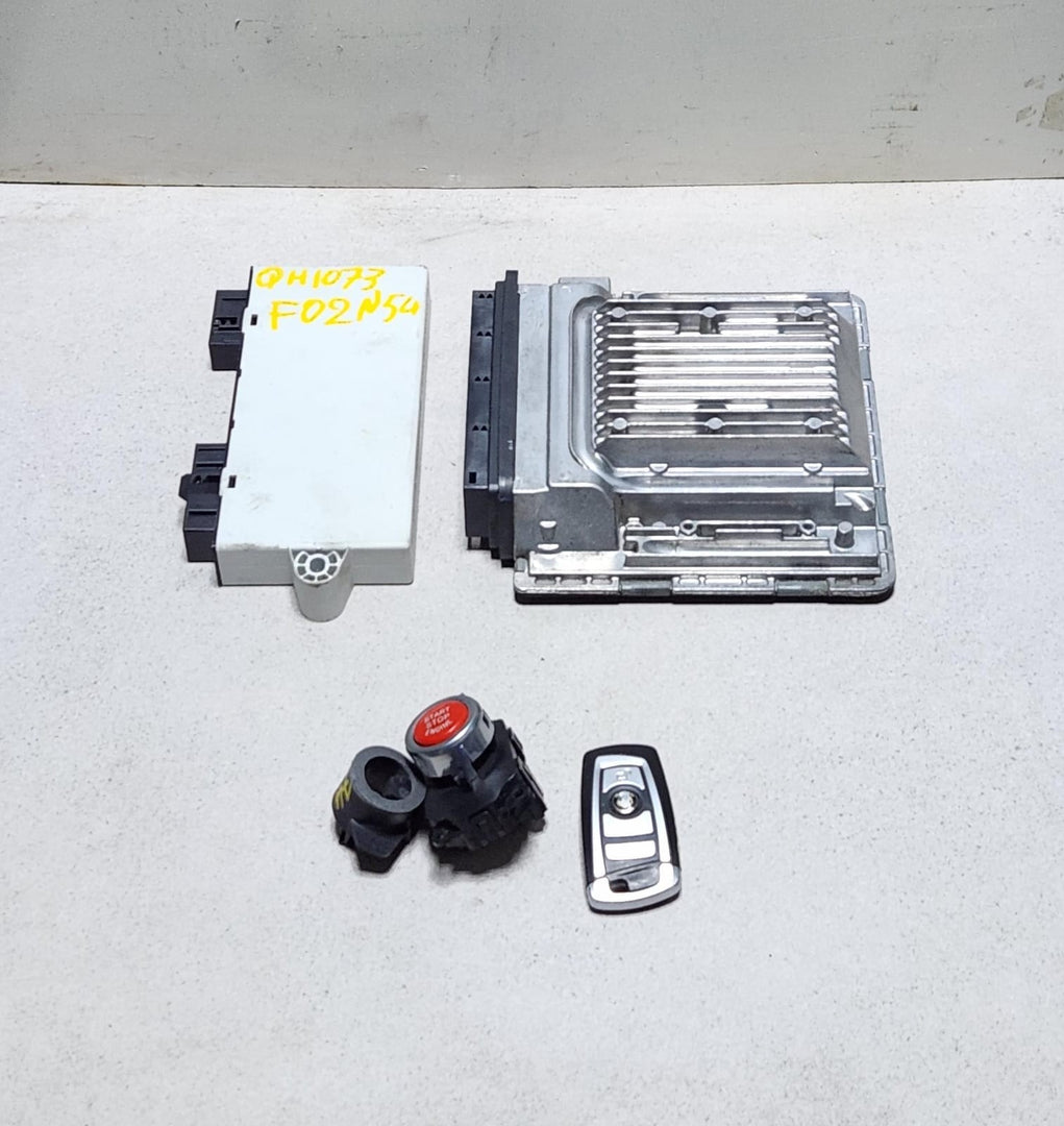 2010 BMW 740i Engine Control Unit 7598364 F01 740i f02 N54 V6 TWIN TURBO ECU SET