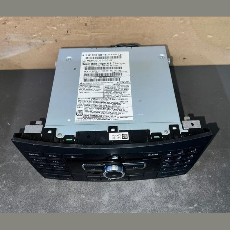 2010-2014 Mercedes W212 E-Class Radio Audio Head Unit CD Player A212 9005818 OEM