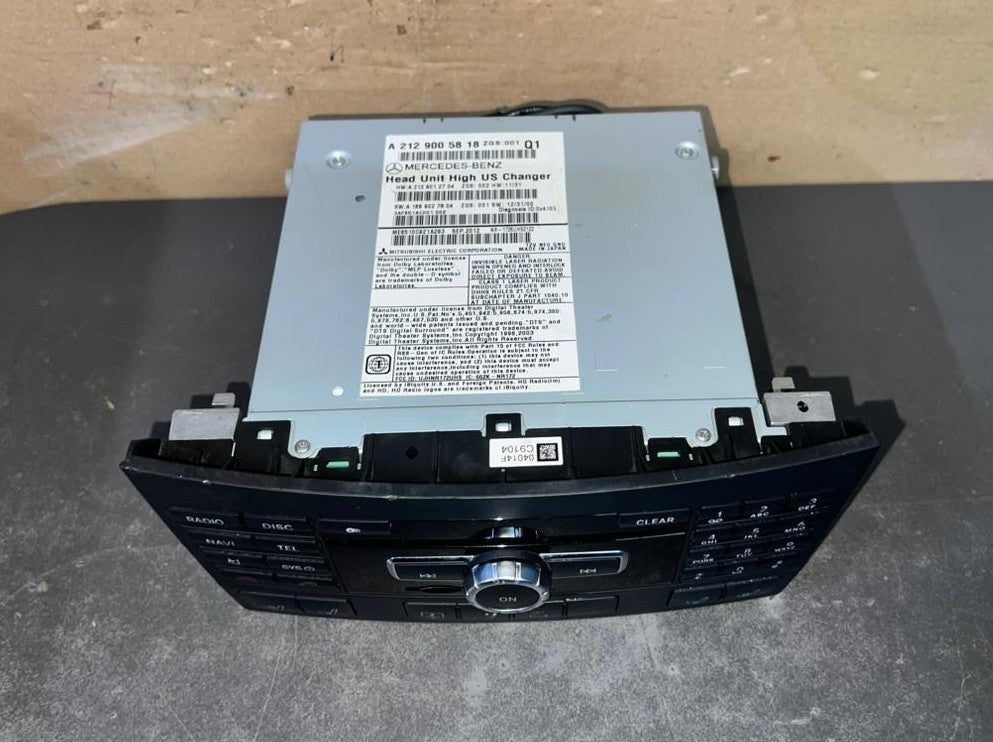 2010-2014 Mercedes W212 E-Class Radio Audio Head Unit CD Player A212 9005818 OEM