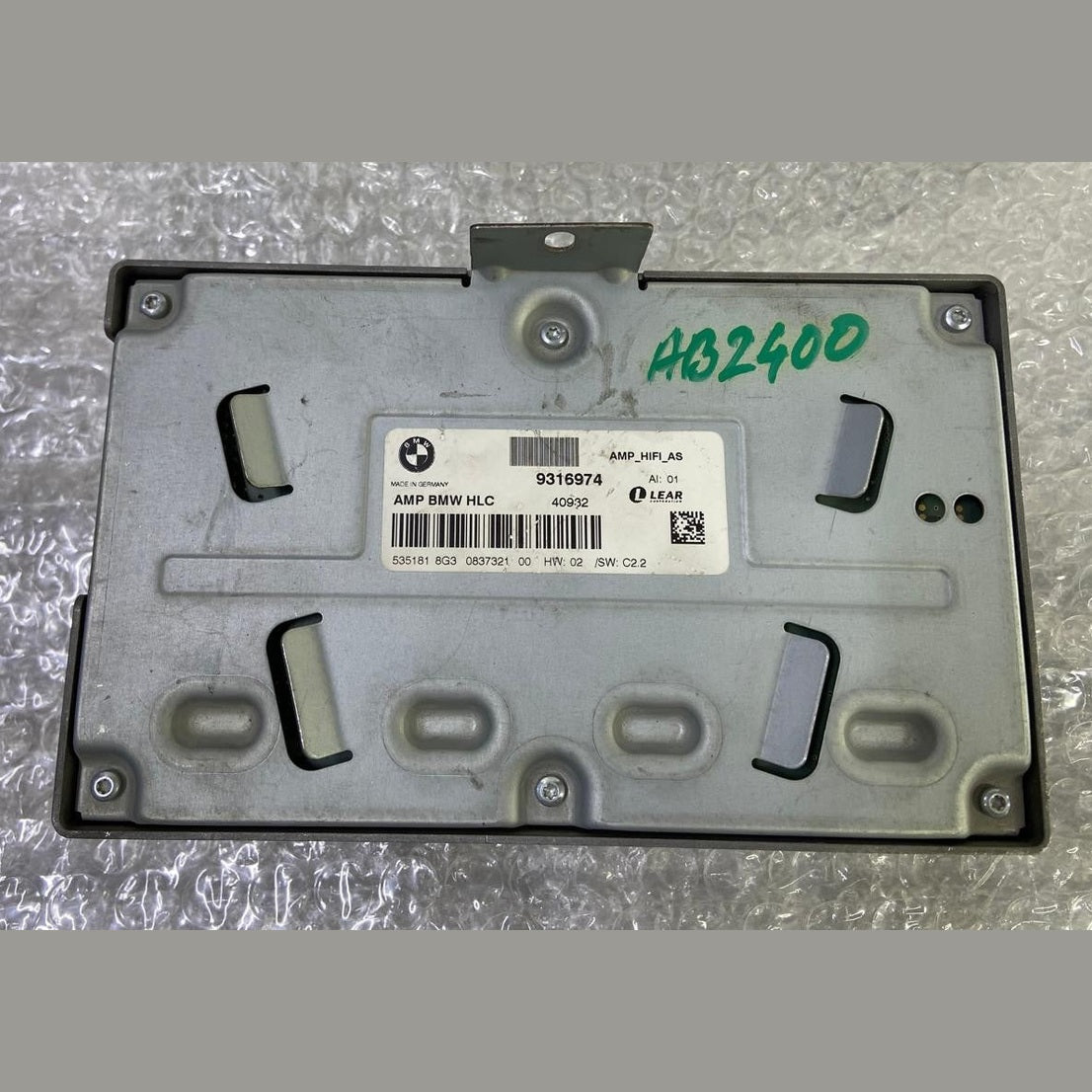 OEM BMW F32 F30 HiFi RADIO AUDIO AMPLIFIER 9316974 LEAR