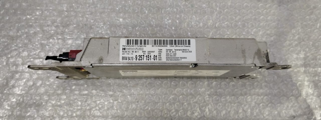 OEM BMW F20 F23 F34 1 2 3 4 5 Series GPS Combox Telematics Module 9257151