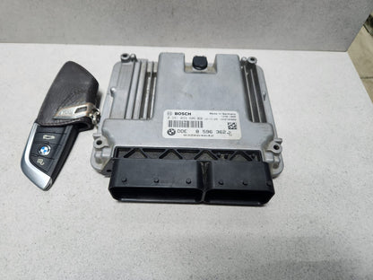 2017 BMW X1 Engine Control Unit + KEY 8596362 F20 120d F30 320d, F36 420d  B47