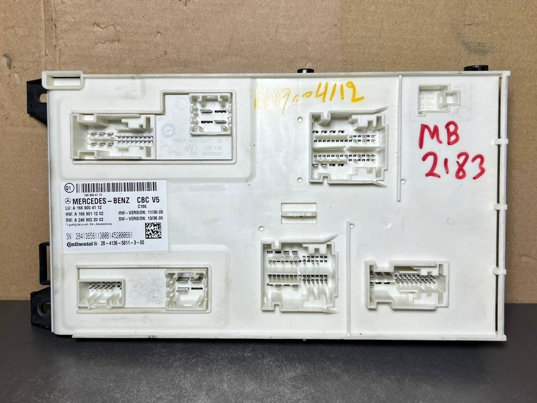 Mercedes-Benz W166 ML GL GLE Front SAM Body Control Module Unit A166 9004112 OEM