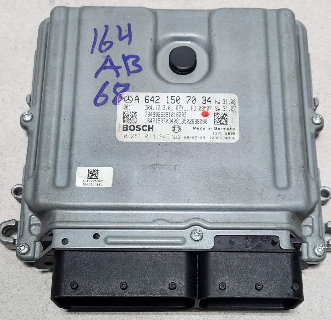 Benz Engine Control Unit A6421507034 Bosch Engine Control Unit ECU W164