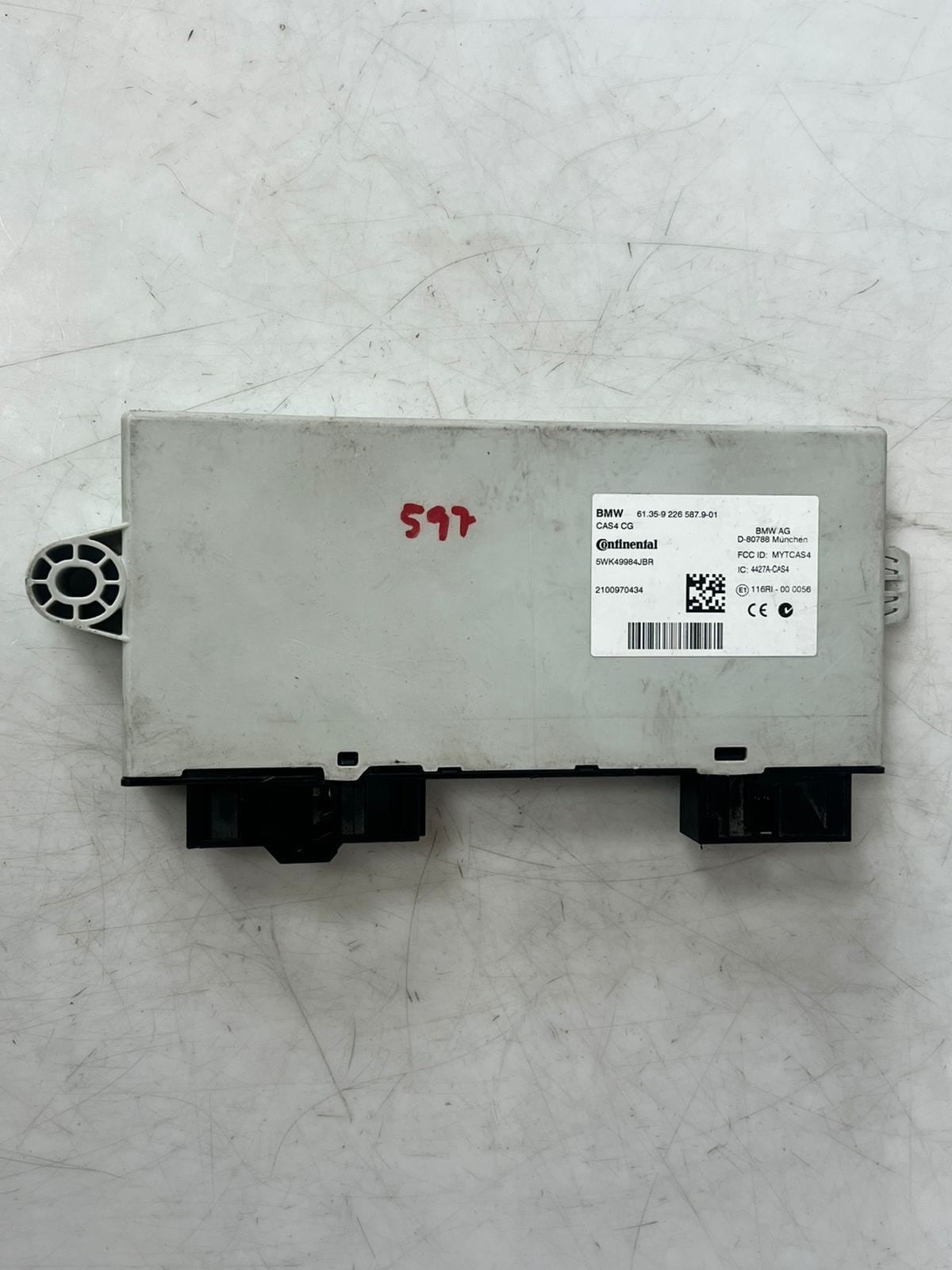 2011 BMW 5-Series F10 F11 Cas4 CG Control Unit Module 9226587 OEM