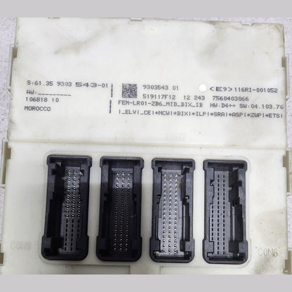 2012-2016 BMW 3 Series 320i 328i Front Body Control Module BCM 9303543