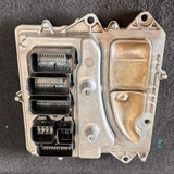 BMW F12 640I N55 ENGINE CONTROL MODULE ECU SET WITH KEY  OEM - 7632155