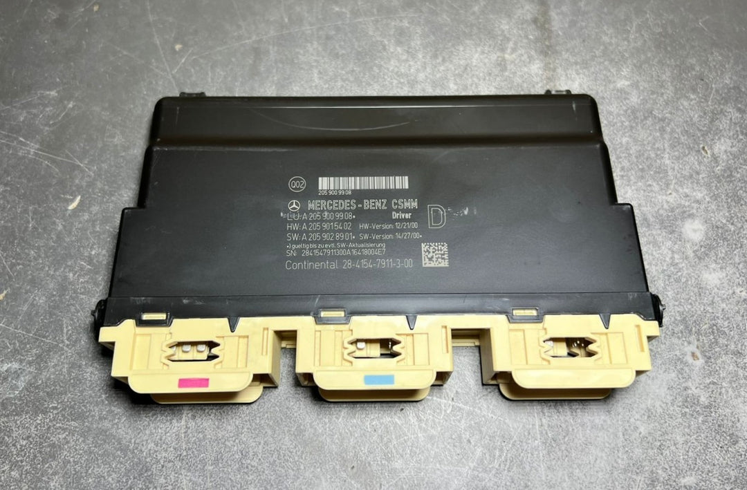 14-18 Mercedes Benz W205 C-Class Driver Seat Control Module A205 9009908 OEM